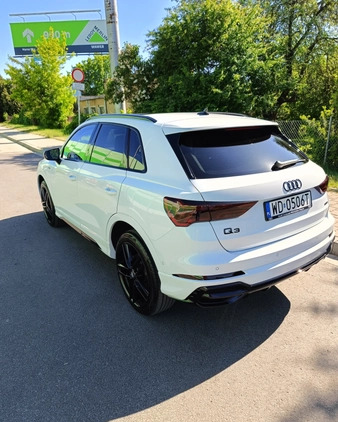 Audi Q3 cena 159000 przebieg: 41000, rok produkcji 2020 z Warszawa małe 704